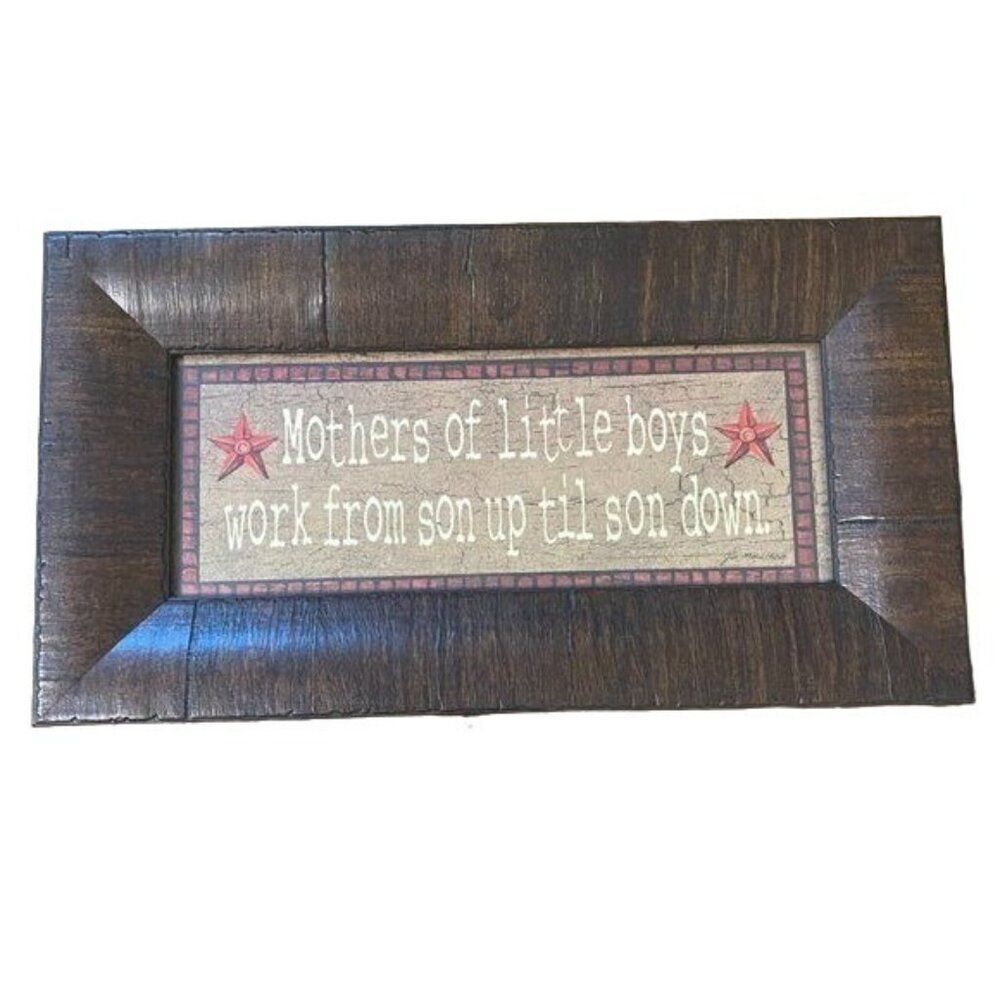 Mothers of Little Boys Framed  Wall Art